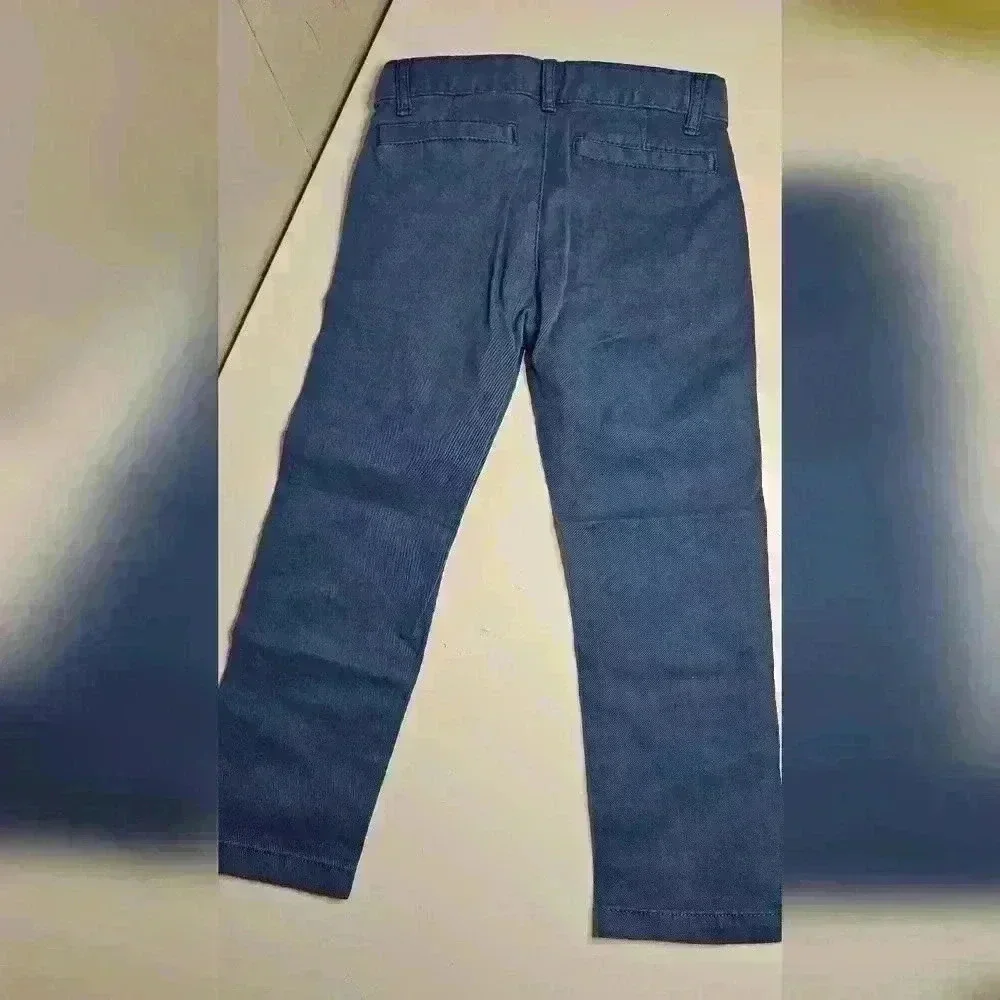 NWT Boys Children's Place Blue Khaki Pants Size 4